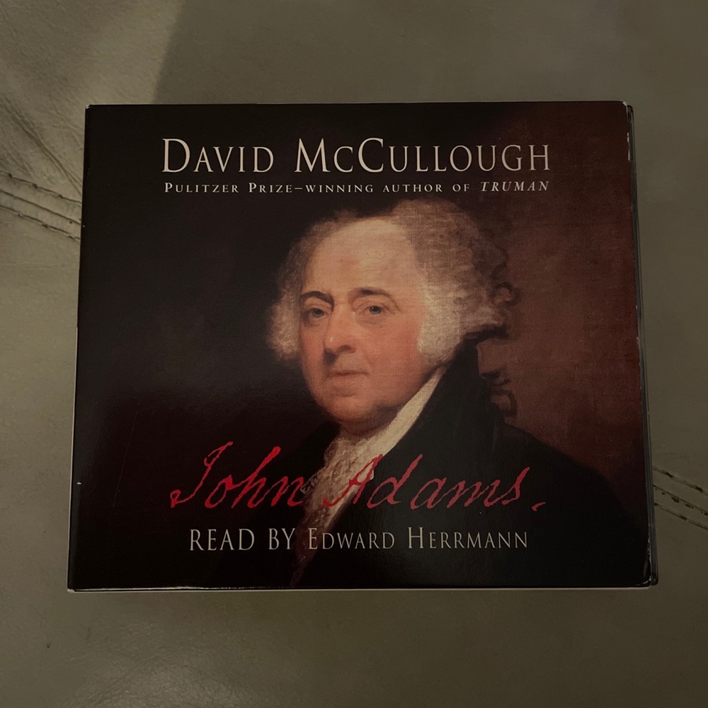 John Adams by David McCullough Audio Book on CD Abridged Approx 9 hours